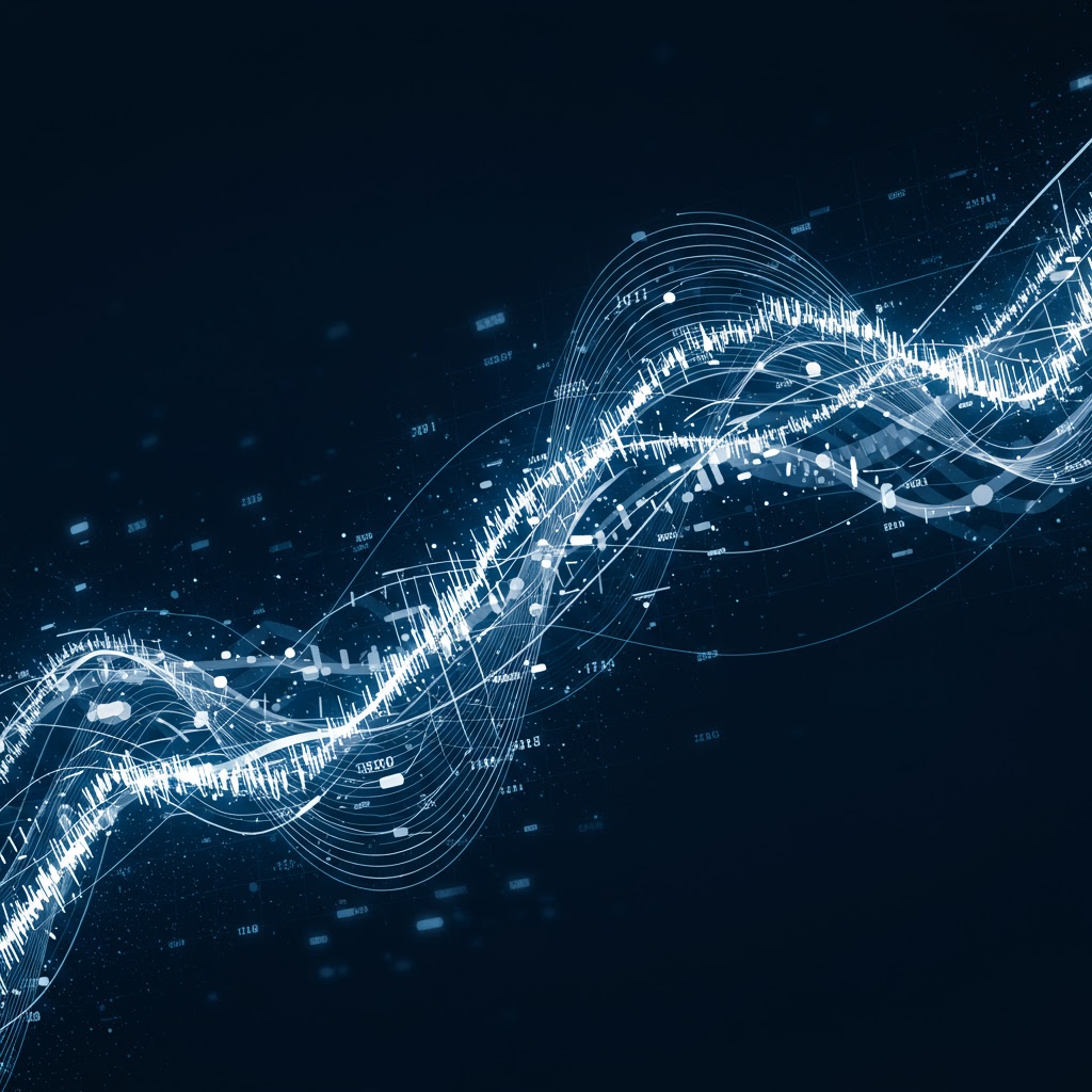 Abstract financial background